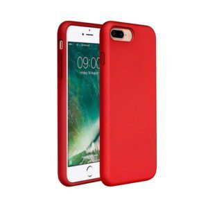 Θηκη Liquid Silicone για Apple iPhone 7+/8+ Κοκκινη