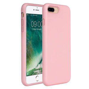 Θηκη Liquid Silicone για Apple iPhone 7+/8+ Ροζ