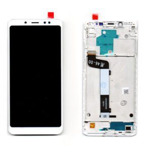 Οθονη Για Xiaomi Redmi Note 5 Dual Με Τζαμι και Frame Ασπρο