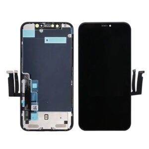 Οθονη Για Apple iPhone XR Original Με Copy Τζαμι Μαυρο