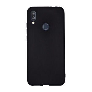 Θηκη Liquid Silicone για Samsung A405 Galaxy A40 Μαυρη
