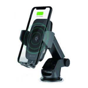 Βαση Αυτοκινητου Με Ασυρματη Φορτιση και Βεντουζα Devia EA195