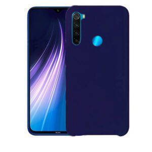 Θηκη Liquid Silicone για Xiaomi Redmi Note 8T Σκουρο Μπλε