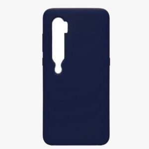 Θηκη Liquid Silicone για Xiaomi Mi Note 10 Σκουρο Μπλε