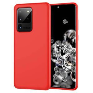 Θηκη Liquid Silicone για Samsung G988 Galaxy S20 Ultra Κοκκινη