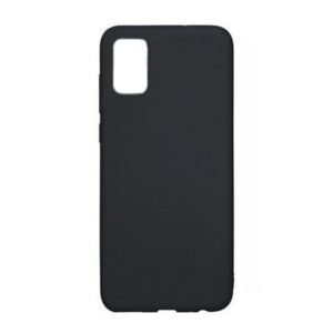 Θηκη Liquid Silicone για Samsung A415 Galaxy A41 Μαυρη