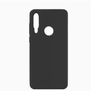 Θηκη Liquid Silicone για Huawei P40 lite E Μαυρη