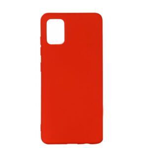 Θηκη Liquid Silicone για Samsung Galaxy A31 Κοκκινη