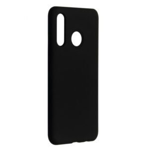 Θηκη Liquid Silicone για Huawei P smart 2020 Μαυρη