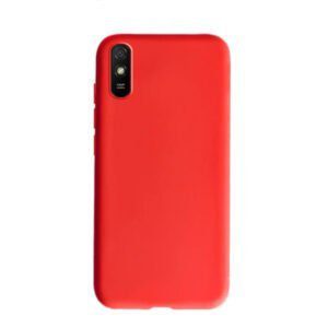 Θηκη Liquid Silicone για Xiaomi Redmi 9A Κοκκινη