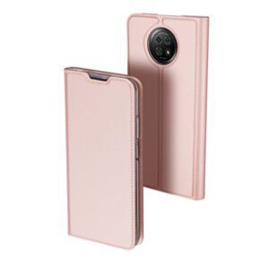 Θηκη Book DD Skin Pro Για Xiaomi Redmi Note 9T/5G Ροζ Χρυση