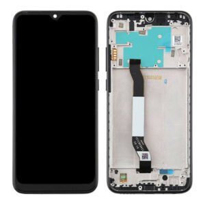 Οθονη Για Xiaomi Redmi Note 8 Με Τζαμι και Frame Μαυρο Grade A