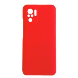 Θηκη Liquid Silicone για Xiaomi Redmi Note 10 4G Κοκκινη