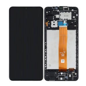 Οθονη Για Samsung A125F Galaxy A12 Με Τζαμι κ Frame Μαυρο OR GH8