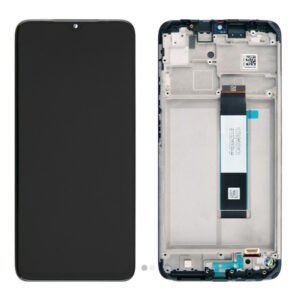 Οθονη Για Xiaomi Redmi 9T Με Τζαμι Μαυρο & Frame Grade A
