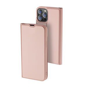 Θηκη Book DD Skin Pro Για Apple iPhone 13 Pro Max Ροζ Χρυση