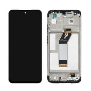 Οθονη Για Xiaomi Redmi 10 Με Τζαμι και Frame Μαυρο Grade A