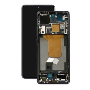 Οθονη Για Xiaomi 12X Με Τζαμι Μαυρο και Frame