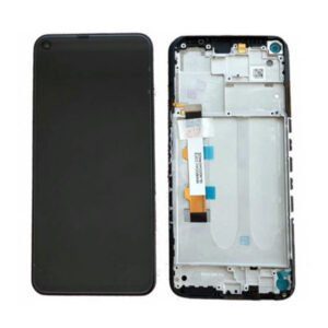 Οθονη Για Xiaomi Redmi Note 9T Με Τζαμι και Frame Μαυρο Grade A