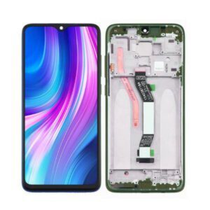 Οθονη Για Xiaomi Redmi Note 8 Pro Με Τζαμι κ Frame Πρασινο Grade A