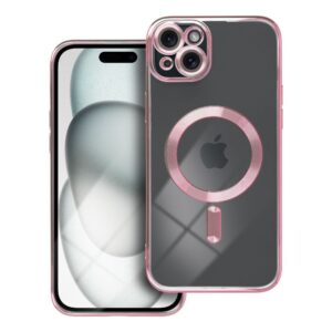 Electro Mag Cover case with MagSafe for IPHONE 15 PLUS rose gold