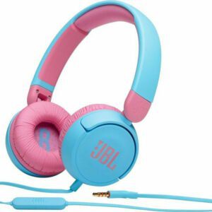 JBL JR310, On-Ear Headphones for Kids, Universal (Blue)