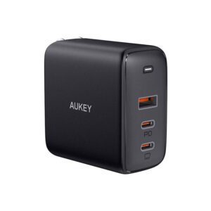 Φορτιστης Ταξιδιου Aukey Omnia Mix Με 2 Type C & 1 Type A 90W
