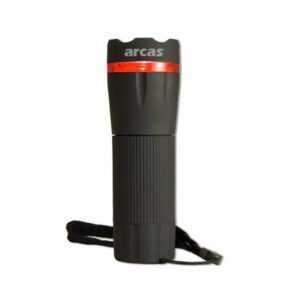 Φακος Arcas Με Ζουμ 1 Watt Led + 3 Μπαταρια AAA Alkaline