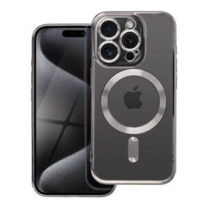 Electro Mag Cover case with MagSafe for IPHONE 15 PRO grey titanium