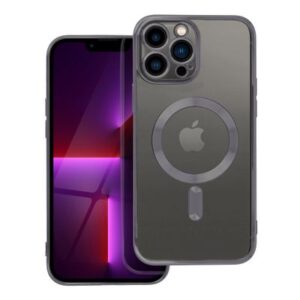 Θηκη Electro Με MagSafe & Τζαμι Καμερας Για Apple Iphone 13 Pro Max Μαυρη