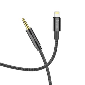 HOCO cable AUX Jack 3,5mm to Lightning UPA19 1m black
