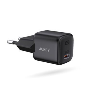 Φορτιστης Ταξιδιου Aukey Mini Series Με Θυρα Type C 20W Μαυρο