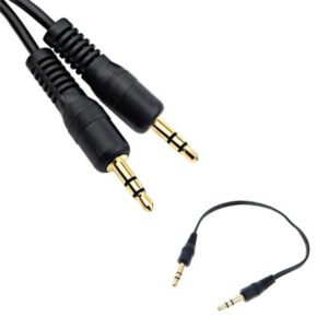 Καλωδιο Ηχου AUX απο 3.5mm σε 3.5mm 0.2m