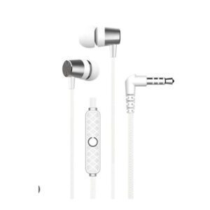 Hands Free Devia Kintone Metal EM103 Stereo Ψειρα Σιλικονης 3.5mm Ασπρο