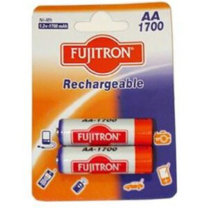 Μπαταριες AA Fujitron Επαναφορτιζομενες ΝιΜΗ 1700mAh (2 τεμ)