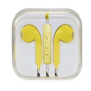 Hands free GNG Stereo 3.5mm Κίτρινο Με Switch