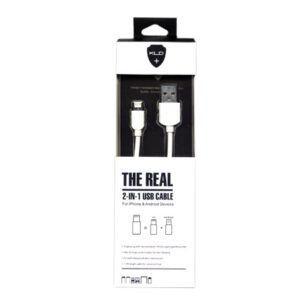 Καλωδιο Φορτισης & Data KLD+ Lightning Και MicroUSB 2 σε 1