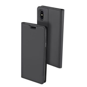 Θηκη Book DD Skin Pro Για Apple iPhone XS Max Ανθρακί