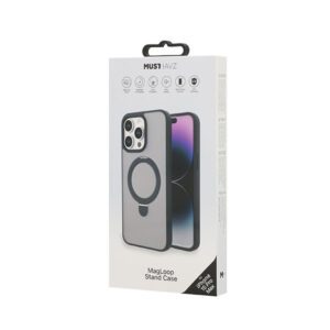 Θηκη Musthavz MagLoop Με MagSafe και Stand Για Apple iPhone 15 Pro Max Μαυρη