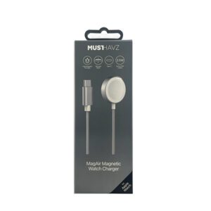 Καλωδιο Φορτισης Musthavz Usb C Braided Για Apple Watch Ασπρο