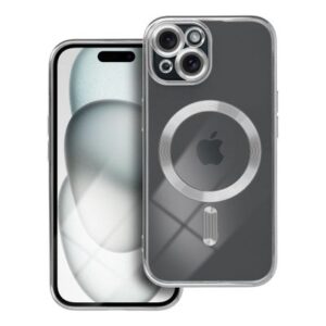 Electro Mag Cover case with MagSafe for IPHONE 15 silver