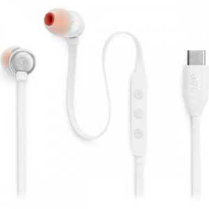 JBL Tune 310C, In-Ear Headphones, USB-C, Hi-Res, Λευκο