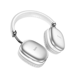 Hoco Wireless Headphones Bluetooth W35 Με Υποστηριξη Καρτας Μνημης Ασημι
