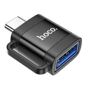 Ανταπτορας Hoco OTG Usb C (male) Σε Usb A (female) 3A UA31C Μαυρος