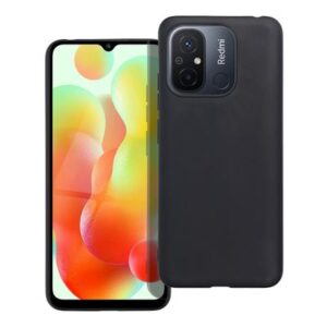 Θηκη Matt Σιλικονης Για Xiaomi Redmi 12C Μαυρη
