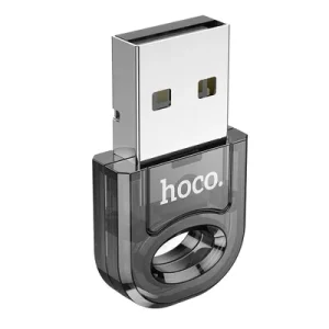 Ανταπτορας Bluetooth Hoco Usb A UA28 Μαυρο Διαφανο