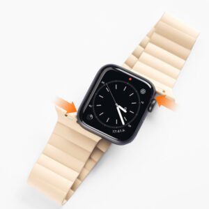 Λουρακι Dux Ducis Chain Version Για Apple Watch 42mm - 45mm Μπεζ