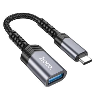 HOCO adapter OTG Type C (male) to USB A (female) 3.04A UA24 black