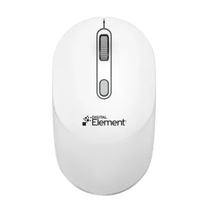 Mouse Wireless 2.4 GHz & Bluetooth Element MS-195W (White)