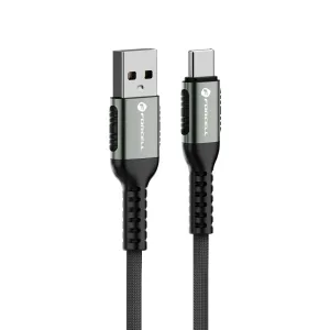 FORCELL F-ENERGY C256 cable USB A to Type C QC3.0 3A 66W Cafule 2m black